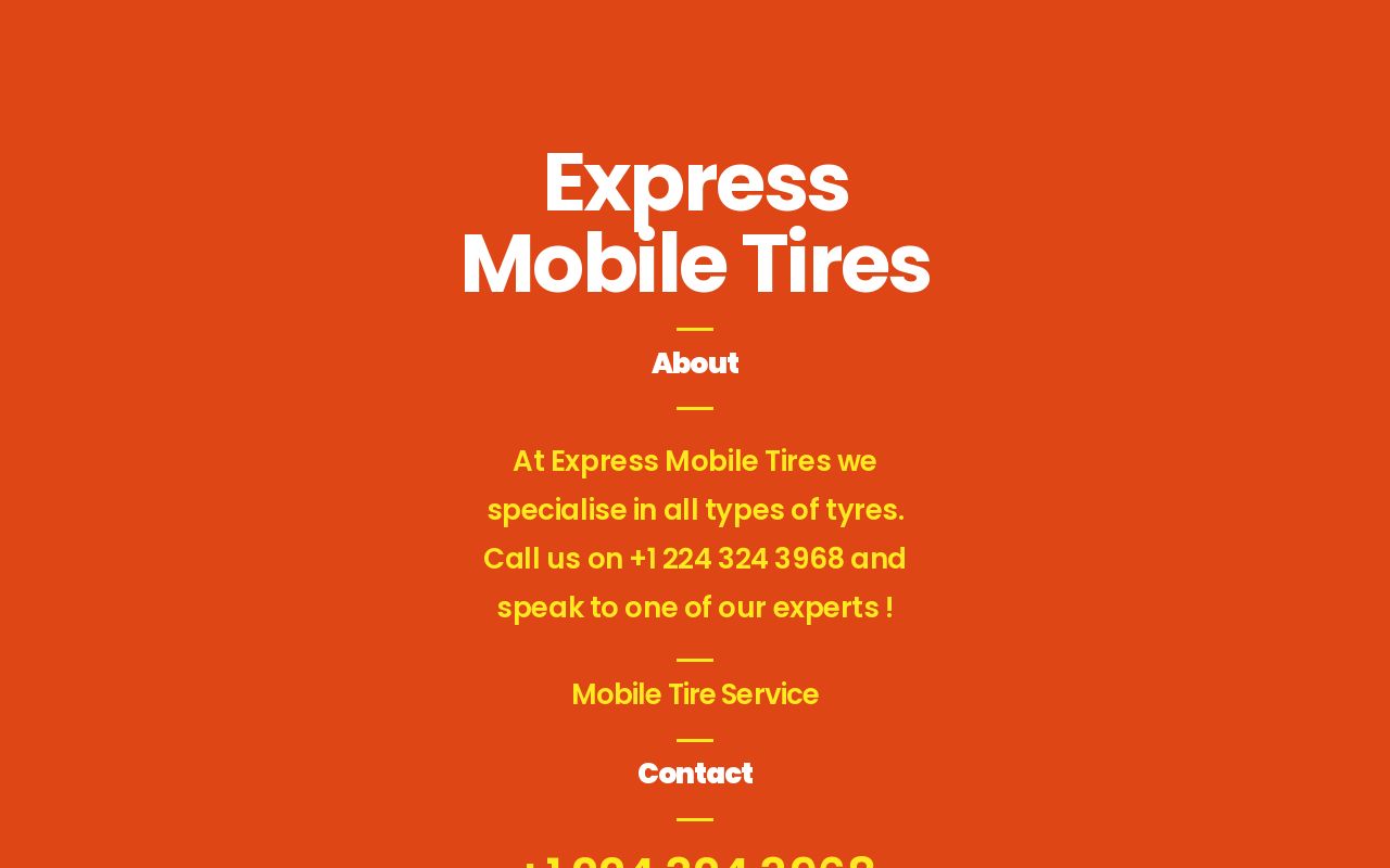 Express Mobile Tires